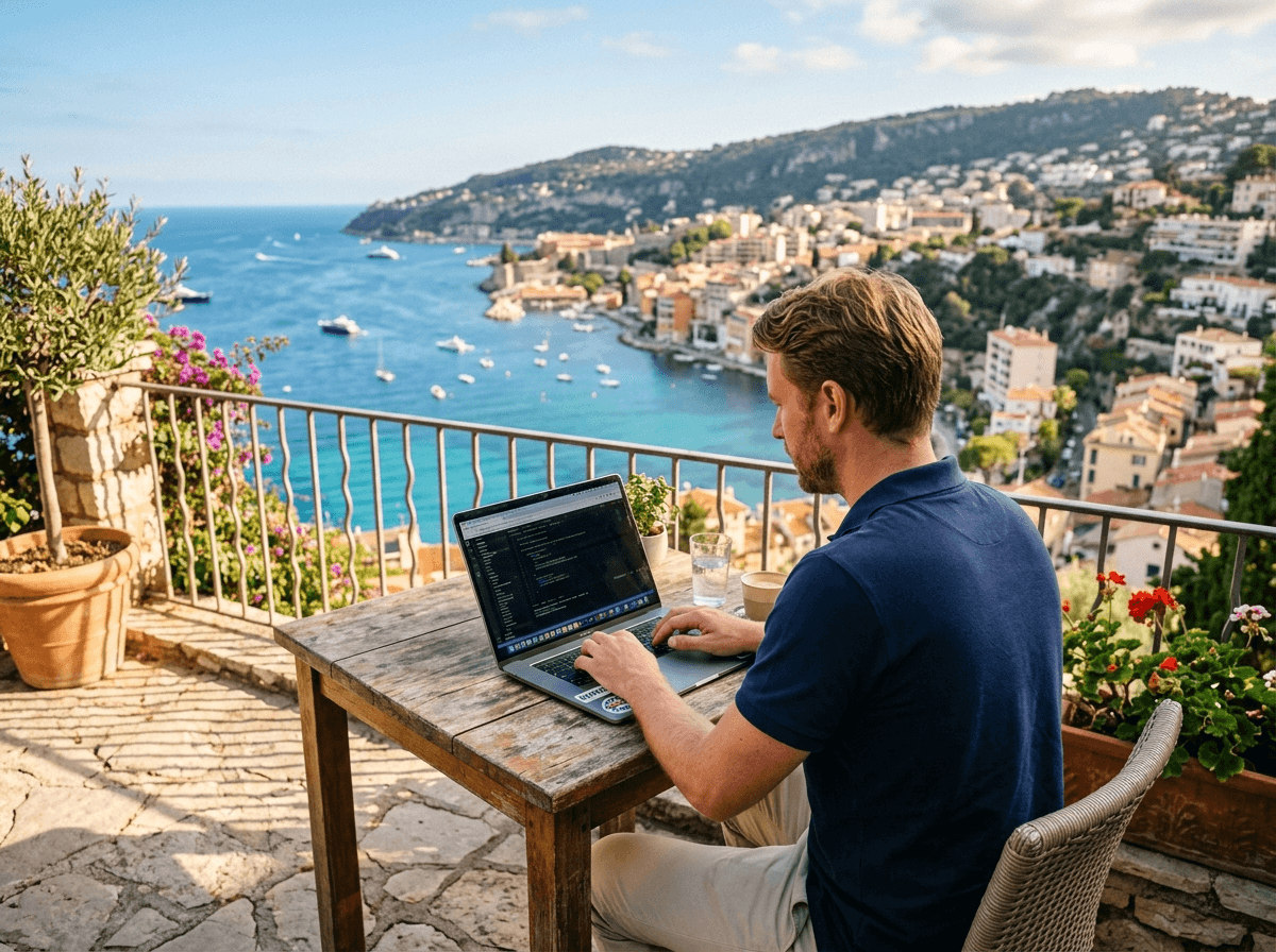 Expatrié travaillant à l'étranger