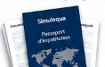 Livret Passeport d'expatriation Simulequa et documents officiels