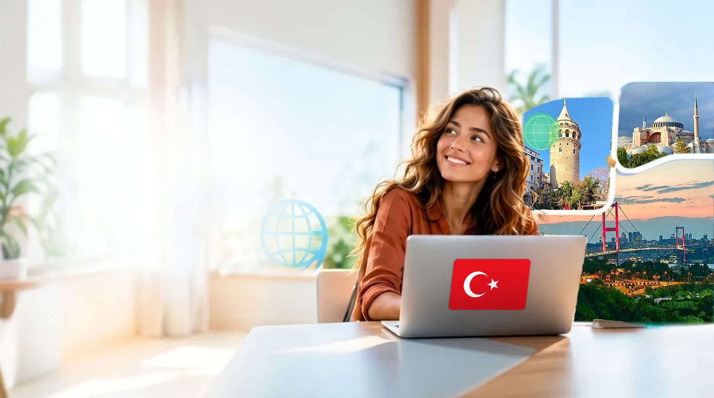 Aydınlık bir ofiste konut kredisi ve bütçe planlaması yapan profesyonel.