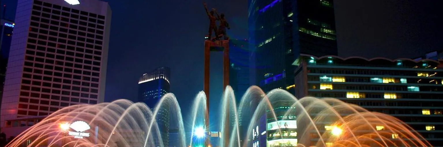 Avenue Sudirman et gratte-ciels de Jakarta, Indonésie